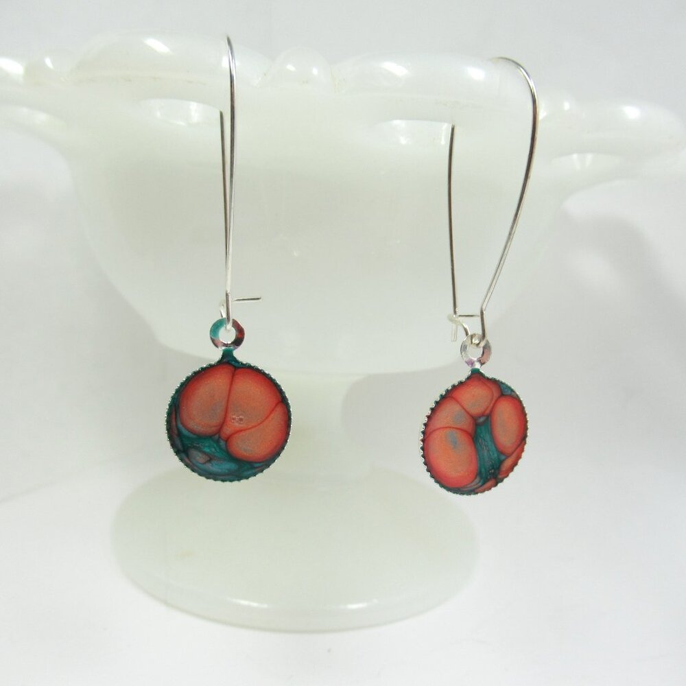 Pebeo large kidney wire earrings